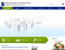 Tablet Screenshot of physicalfitness.org